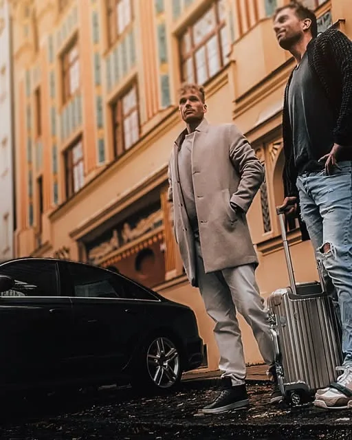 Marcel Aue unterwegs in der Stadt